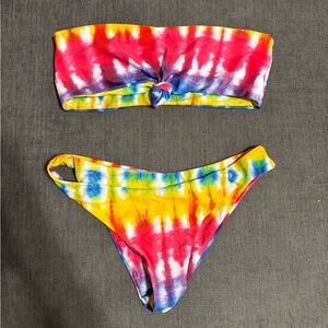 Vibrant Tie-Dye Bikini Set